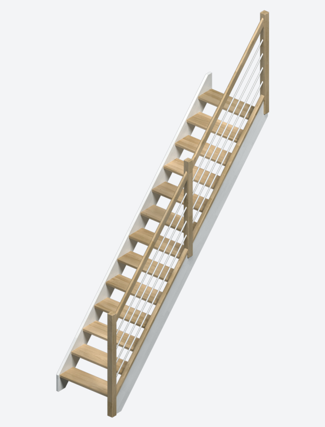 Staircase HELSINKI white White