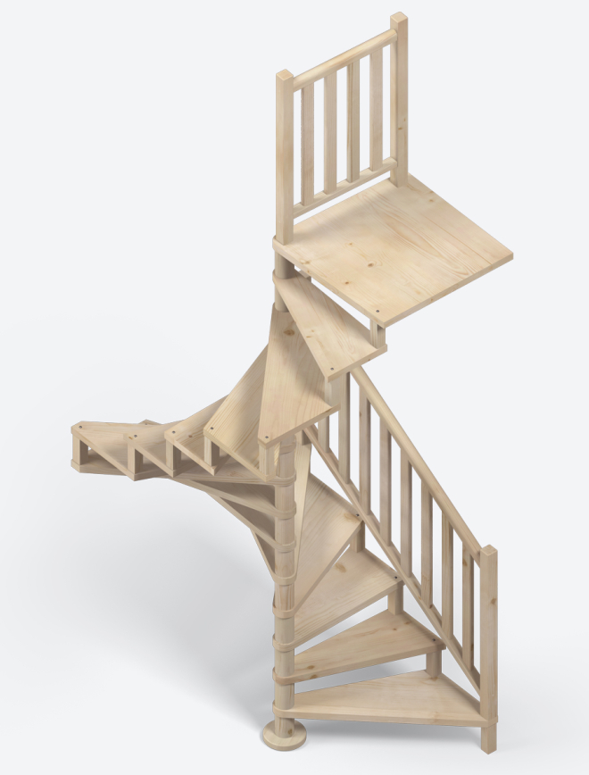 SQUARE WOOD spar