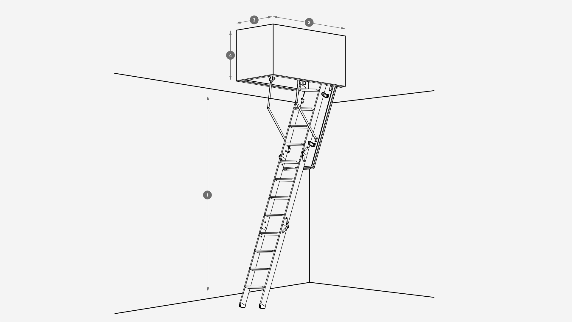 Zoldertrap REI 60 - Op maat 