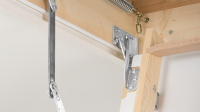 Made-to-measure loft ladder MINI40 