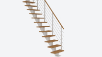 External handrail banister DESIGN Anthracite, RAL 7016
