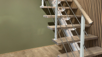 External handrail banister DESIGN Anthracite, RAL 7016