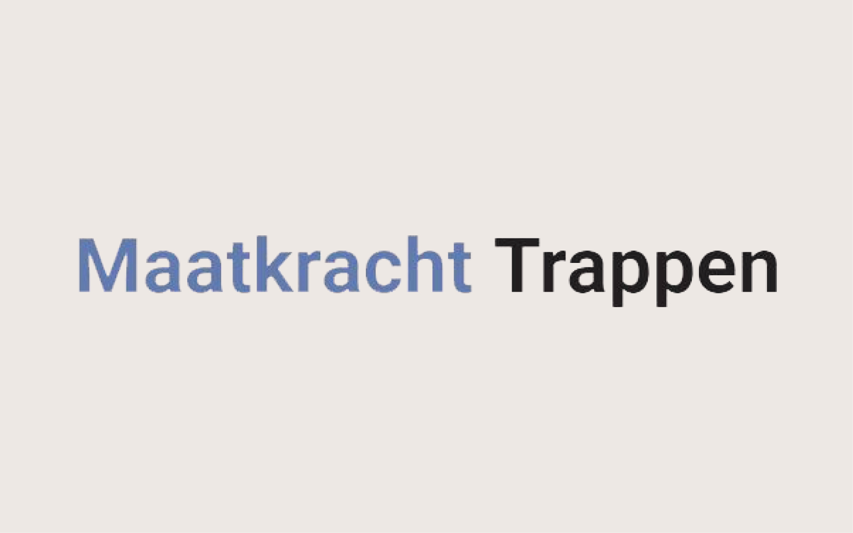 Maatkracht trappen logo