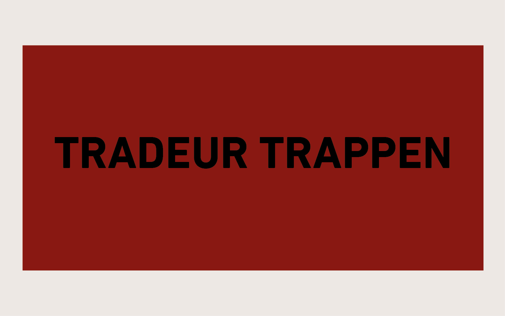 Tradeur trappen logo